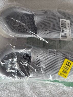 Amazon Gray Slip-On Knit Loafers